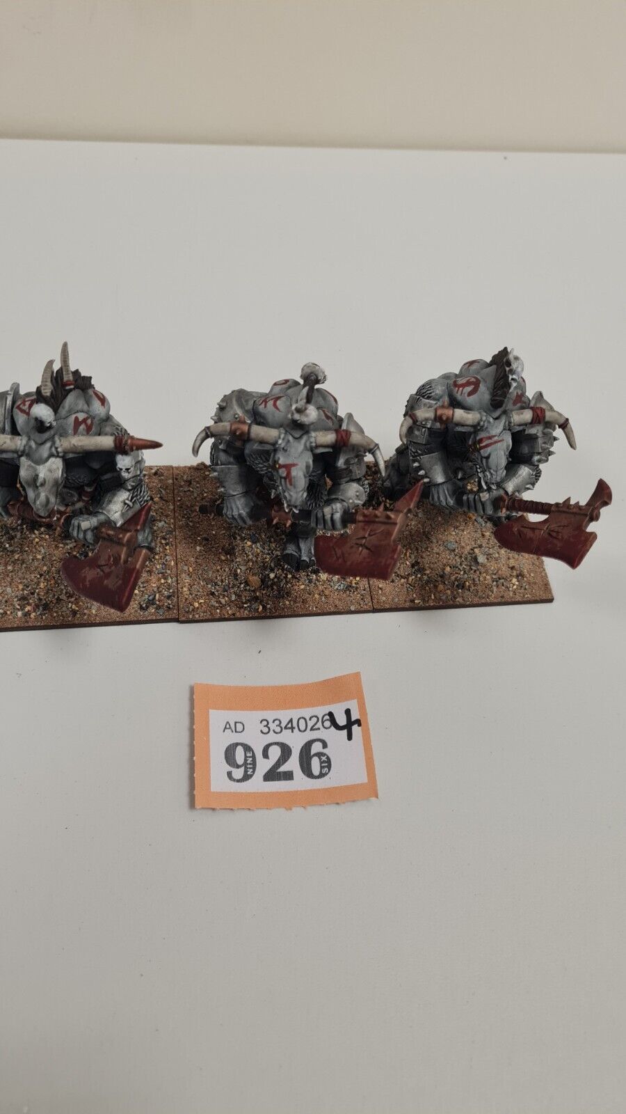 Warhammer Beastmen Bullgor X 3 Well Painted