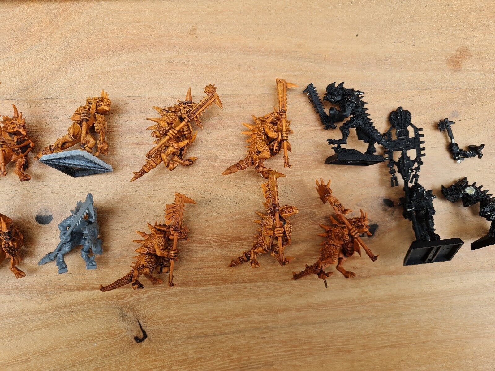 Warhammer Lizardmen Seraphon X 14 With 3 Metal (Black)