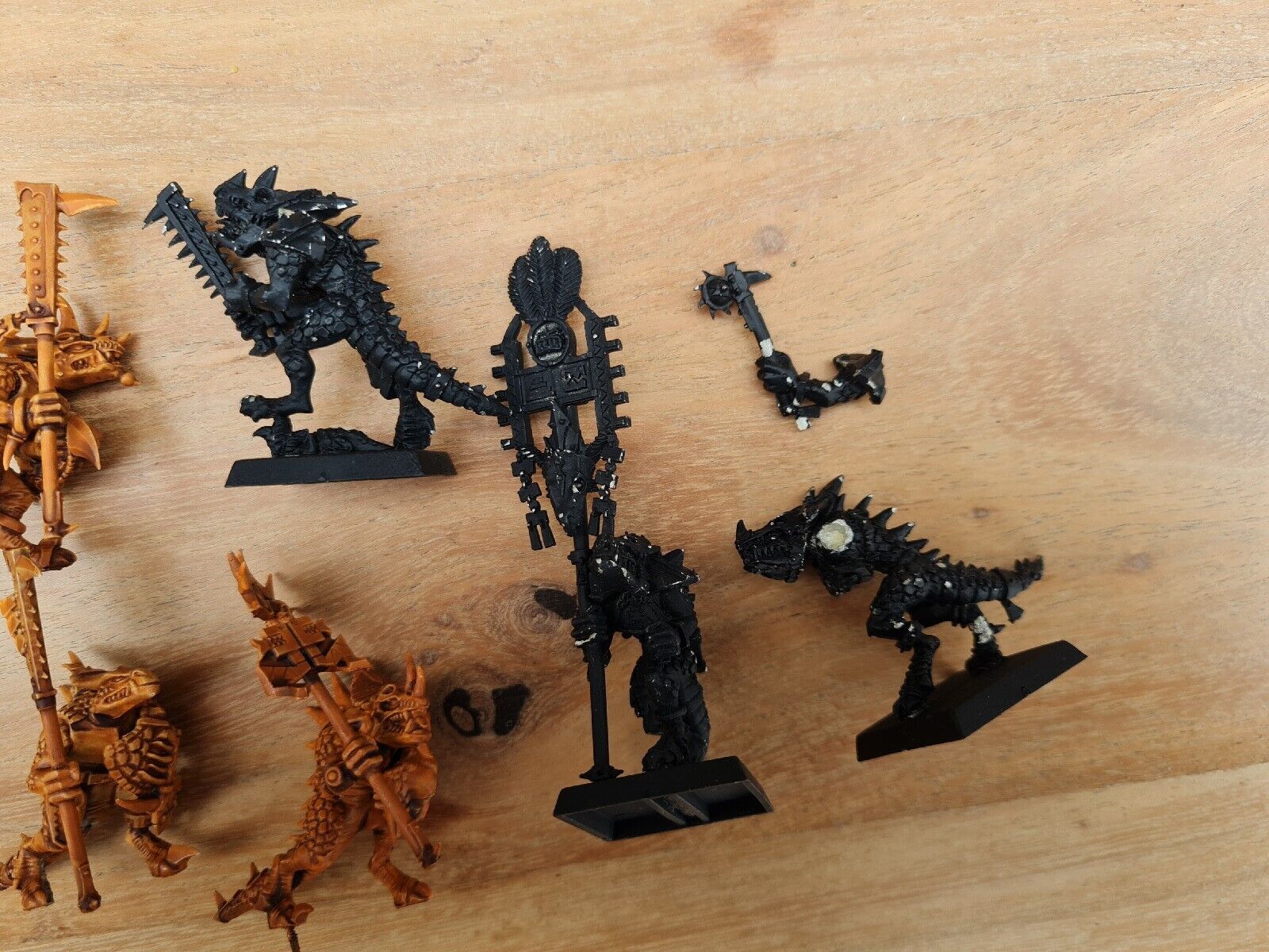 Warhammer Lizardmen Seraphon X 14 With 3 Metal (Black)