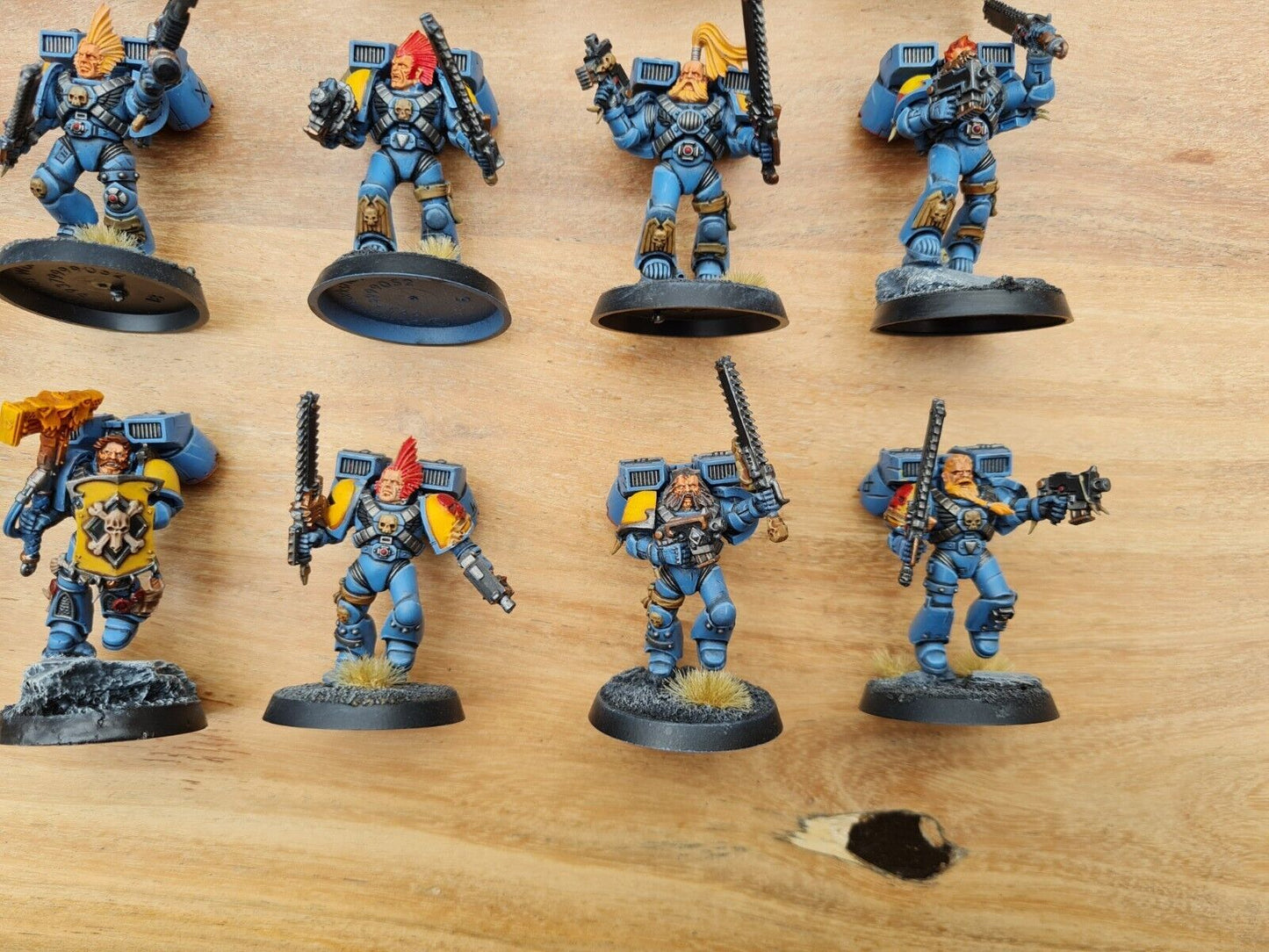 Warhammer 40k Space Marine Assault Marines X 17 Well Painted And Based