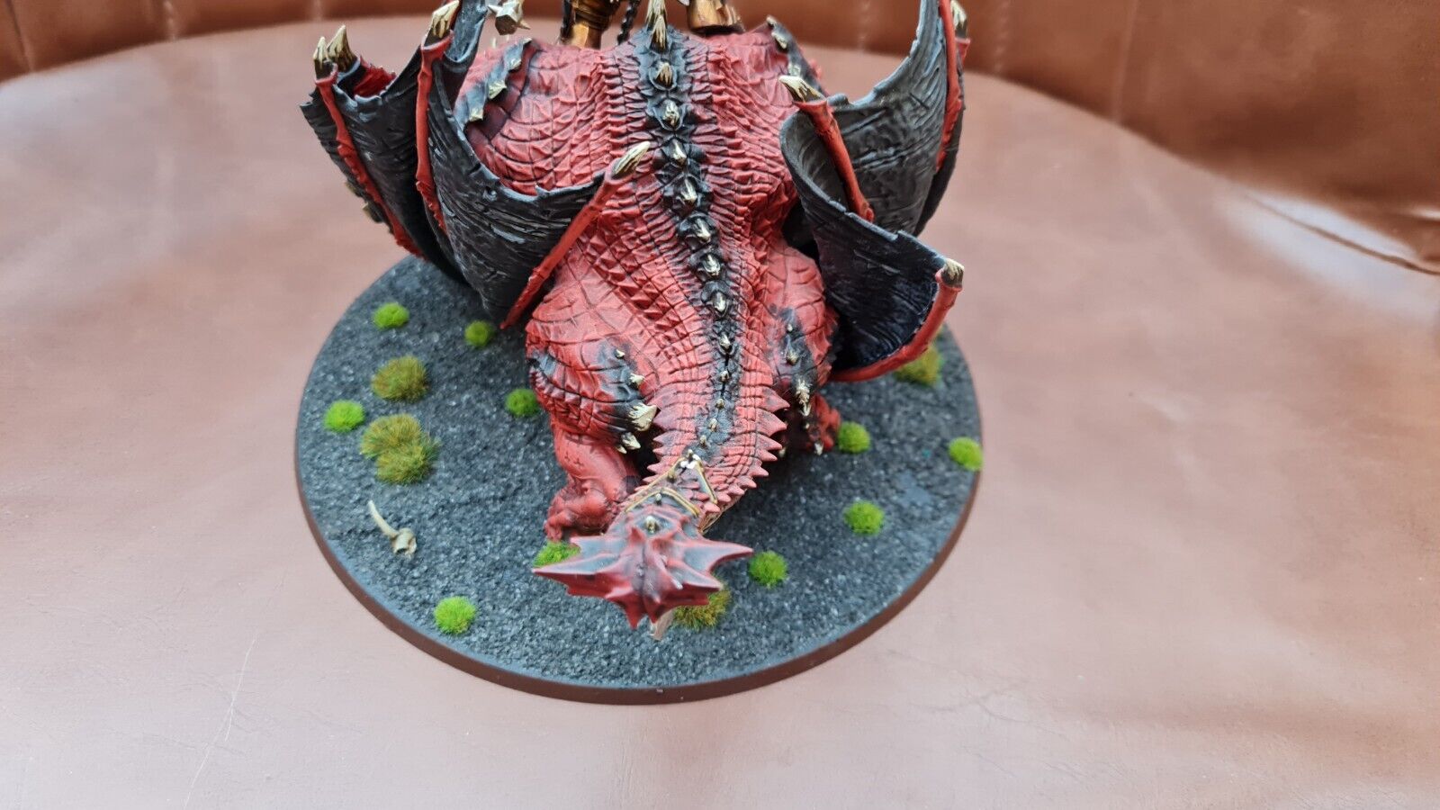 Warhammer Orruk Warclans Megaboss On Maw-krusha Nicely Painted