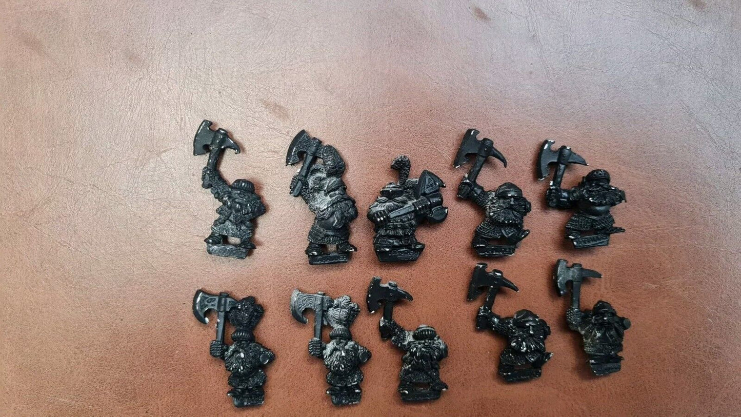 Warhammer Fantasy Dwarf Marauder Ironbreakers X 10