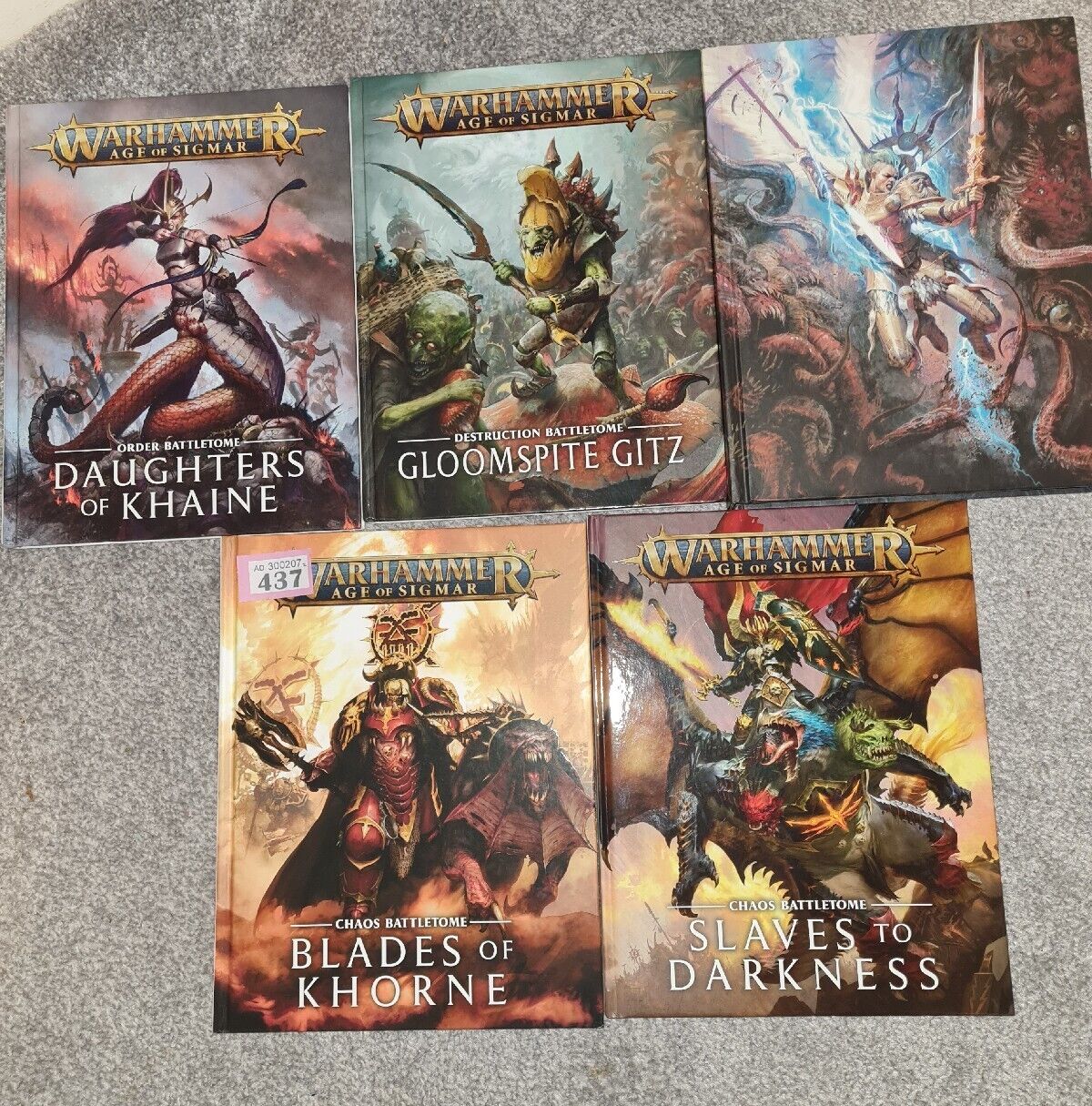 Warhammer Aos Battletomes + Rulebook Older Editions