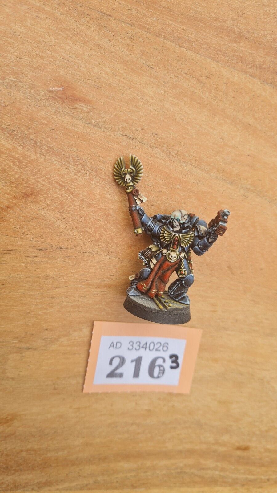 Warhammer 40k Chaplain With Skull Helmet Well Painted Metal