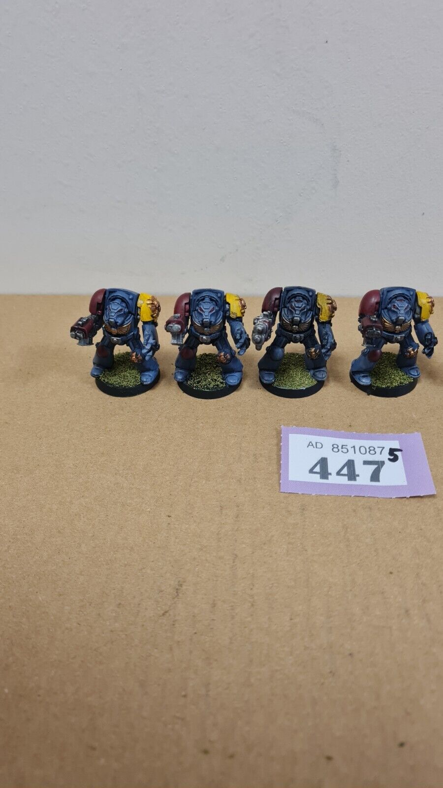 Warhammer 40k Space Marine Terminators X 5 Metal Oop