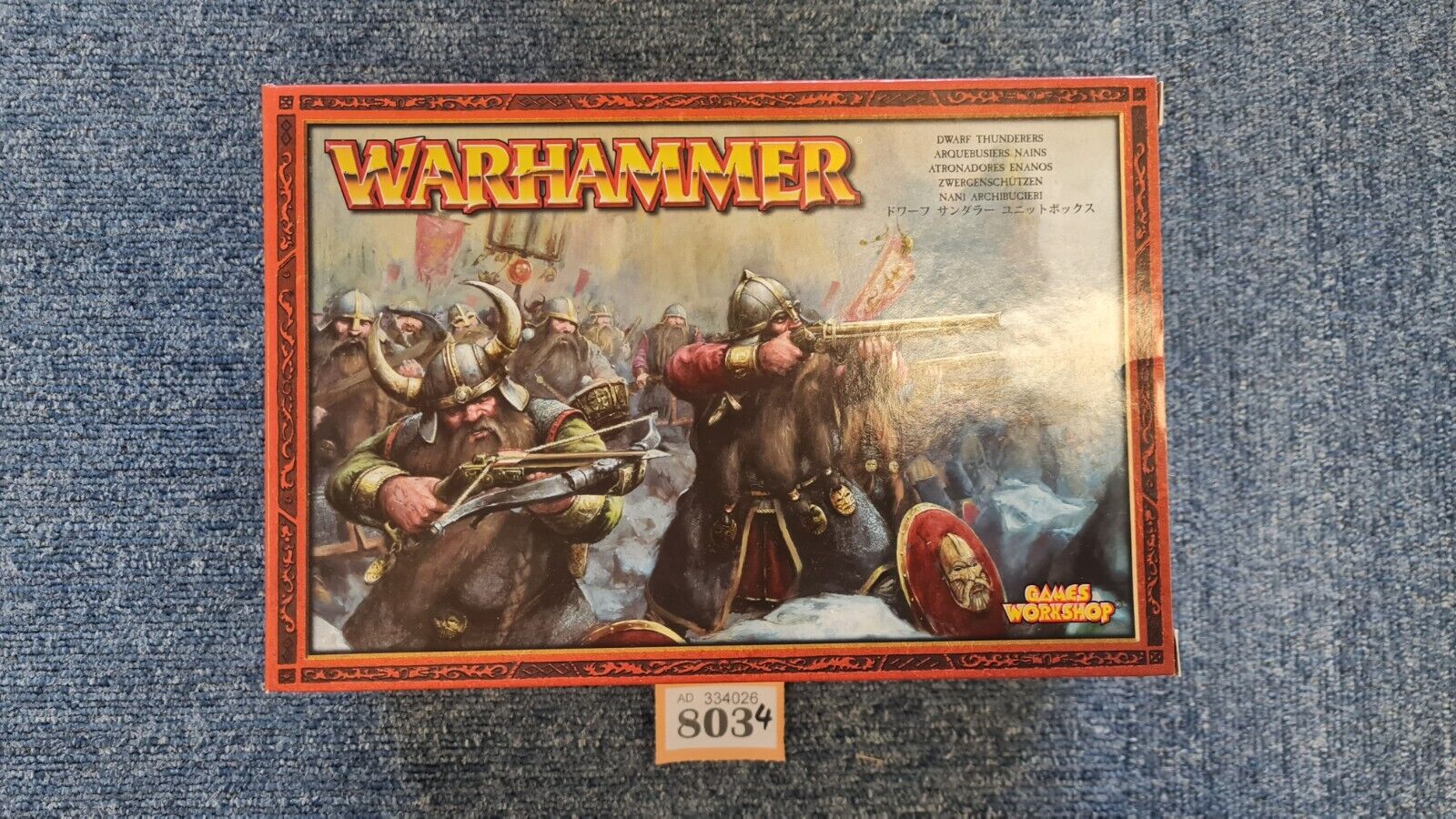 Warhammer Fantasy Dwarf Thunderers New In Box