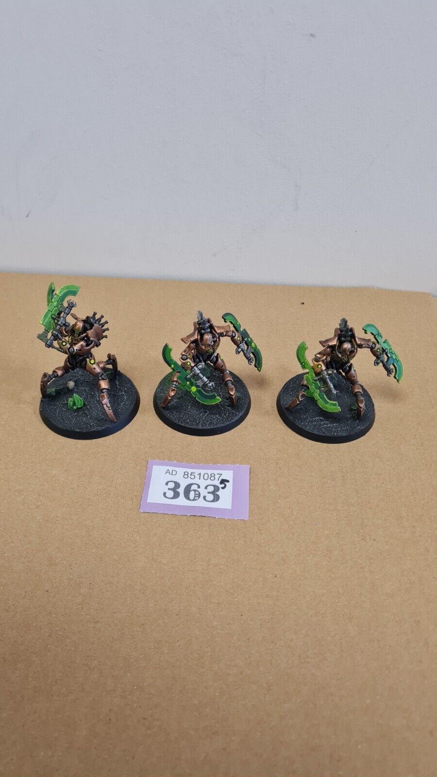 Warhammer 40k Necron Skorpekh Destroyers Nicely Painted