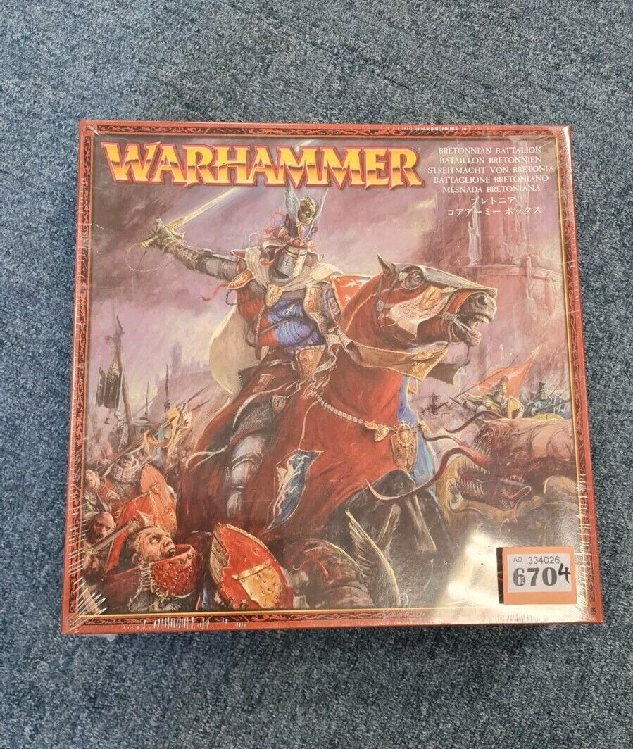 Warhammer Fantasy Bretonnian Battalion Oop Sealed