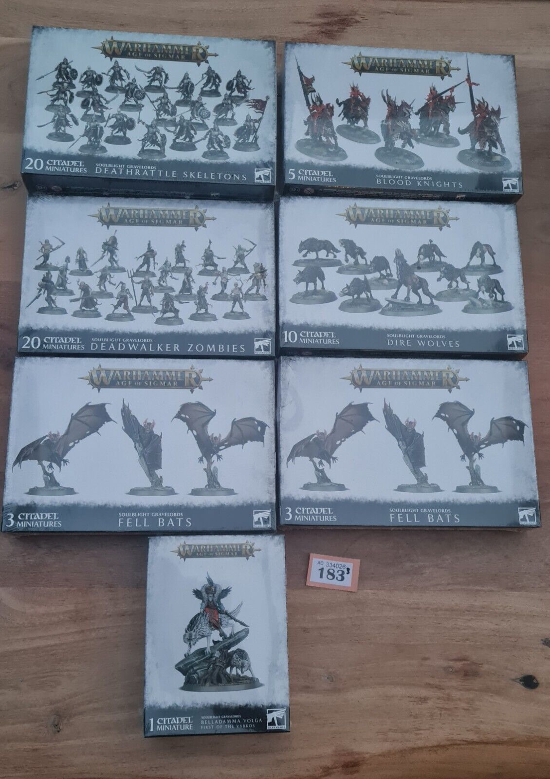 Warhammer Aos Soulblight Gravelords Army New