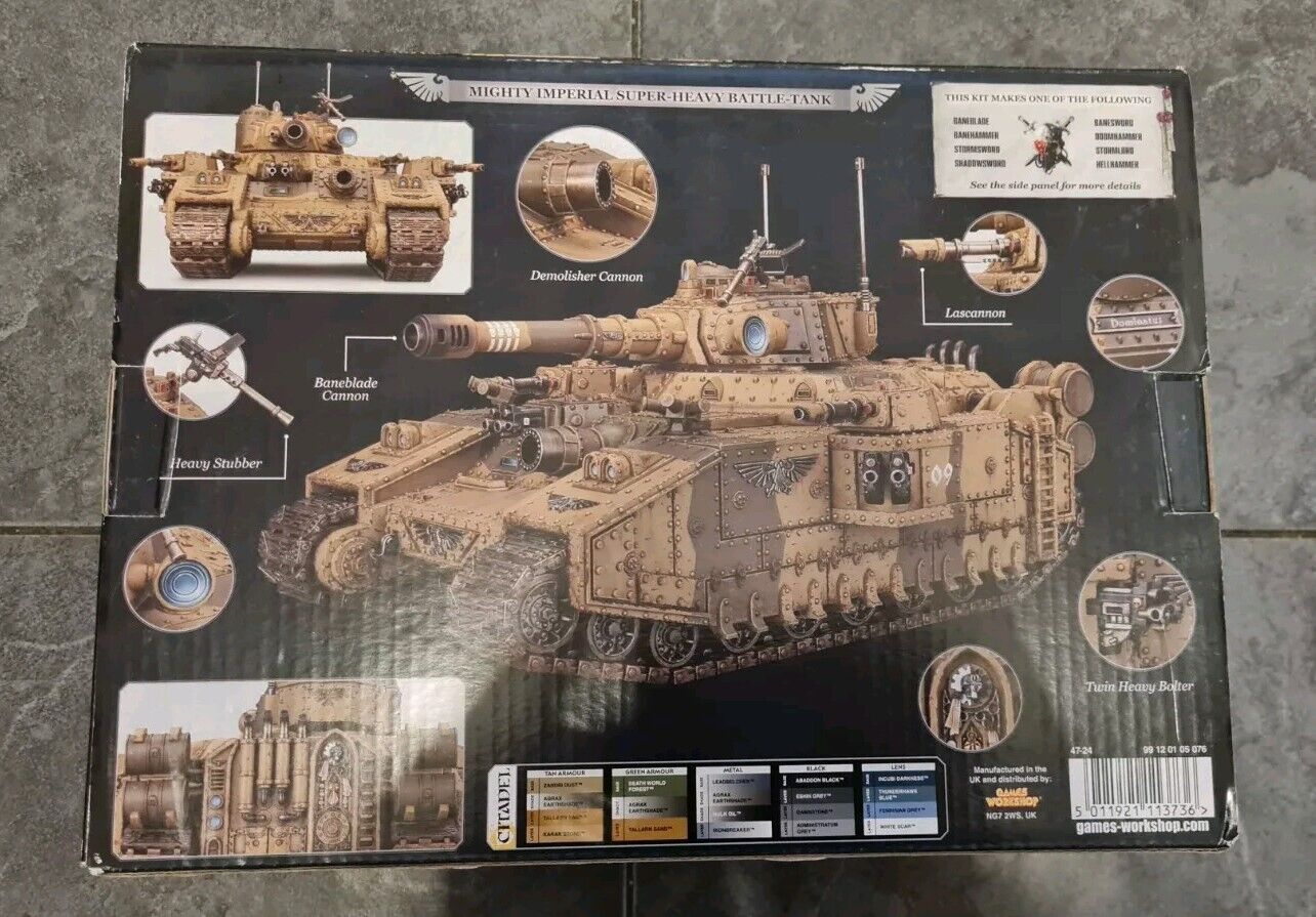 Warhammer 40k Astra Militarum Baneblade New