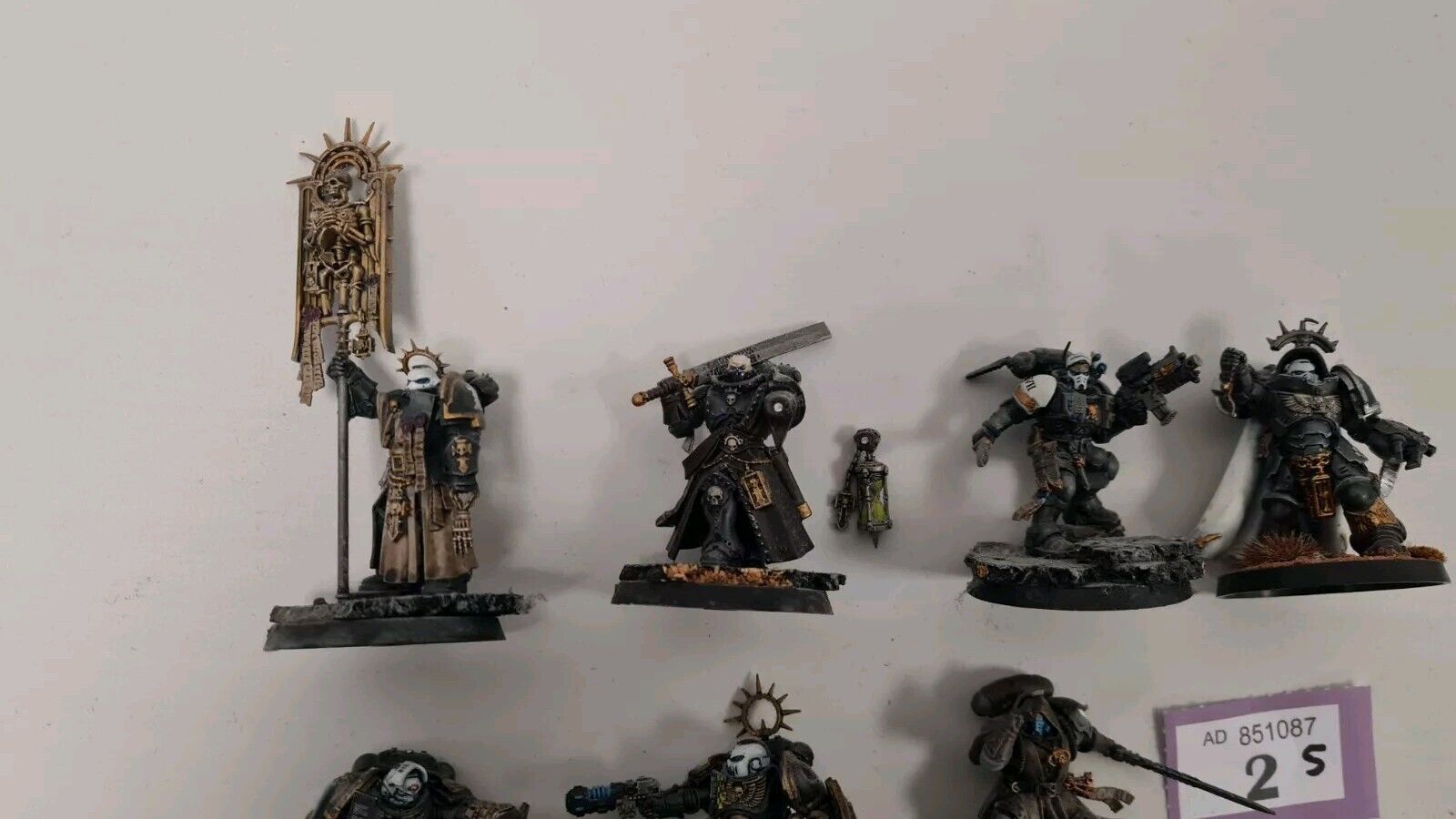 Warhammer 40k Space Marine Characters X 7 Painted