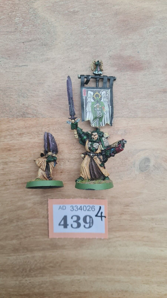 Warhammer 40k Dark Angel Azreal And Helmet Bearer