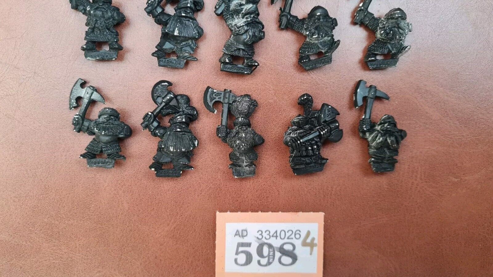 Warhammer Fantasy Dwarf Marauder Ironbreakers X 10