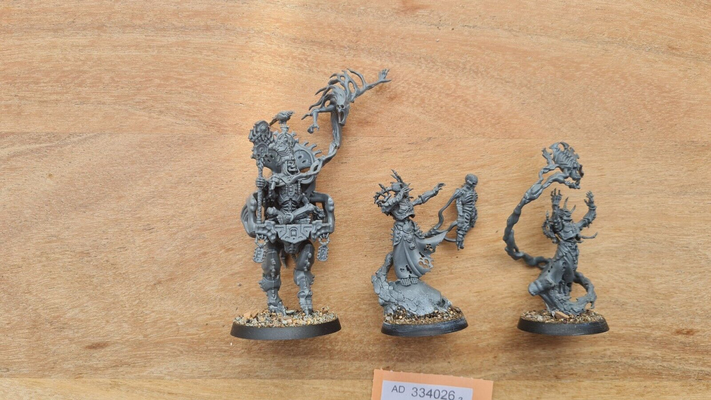 Warhammer Aos Ossiarch Bonereapers Army Characters X 3