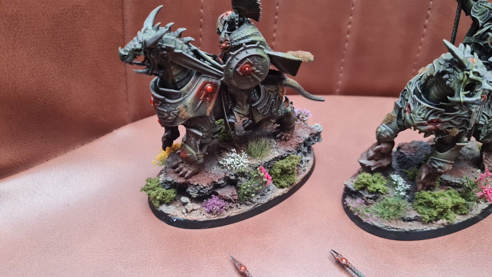 Warhammer Aos Stormcast Vandus Hammerhand + Concussors Painted Stone Themed