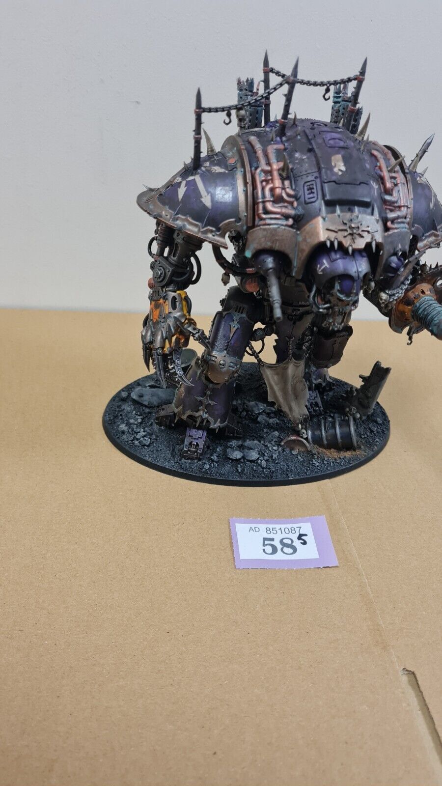 Warhammer 40k Chaos Knight Very Well Painted And Based