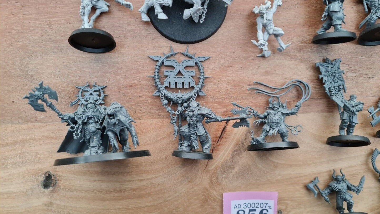 Warhammer Aos Blades Of Khorne Army With Oop Herald.