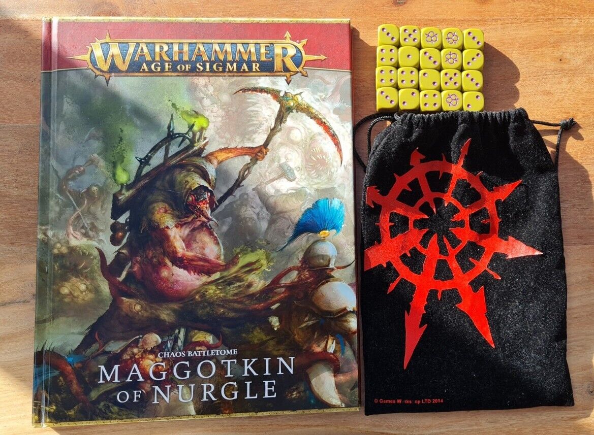 Warhammer Aos Battletome Oop Dice And Oop Dice Bag