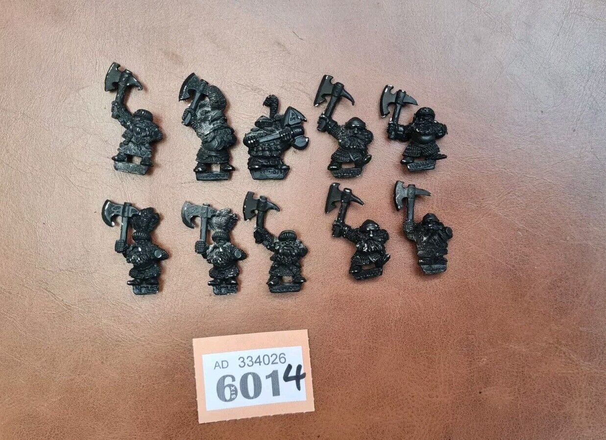 Warhammer Fantasy Dwarf Marauder Ironbreakers X 10