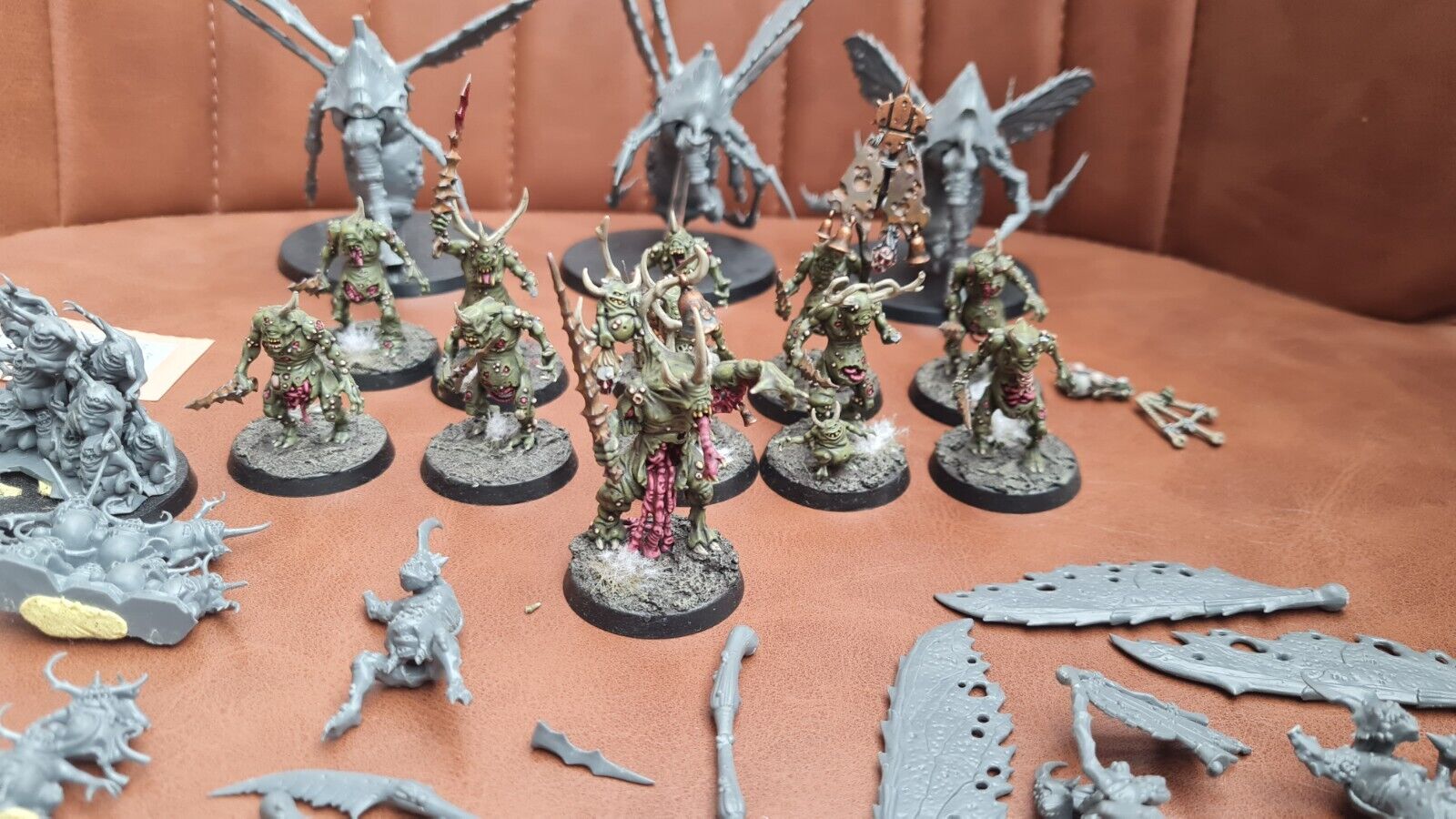 Warhammer Aos Chaos Nurgle Start Set Some Well Painted.