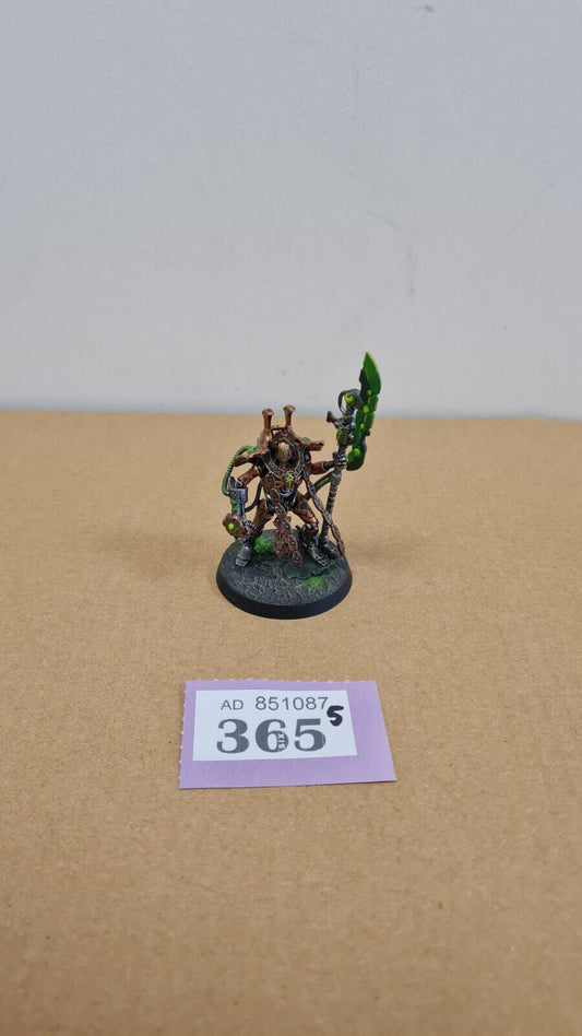 Warhammer 40k Necron Overlord With Tachyon Arrow Nicely Painted