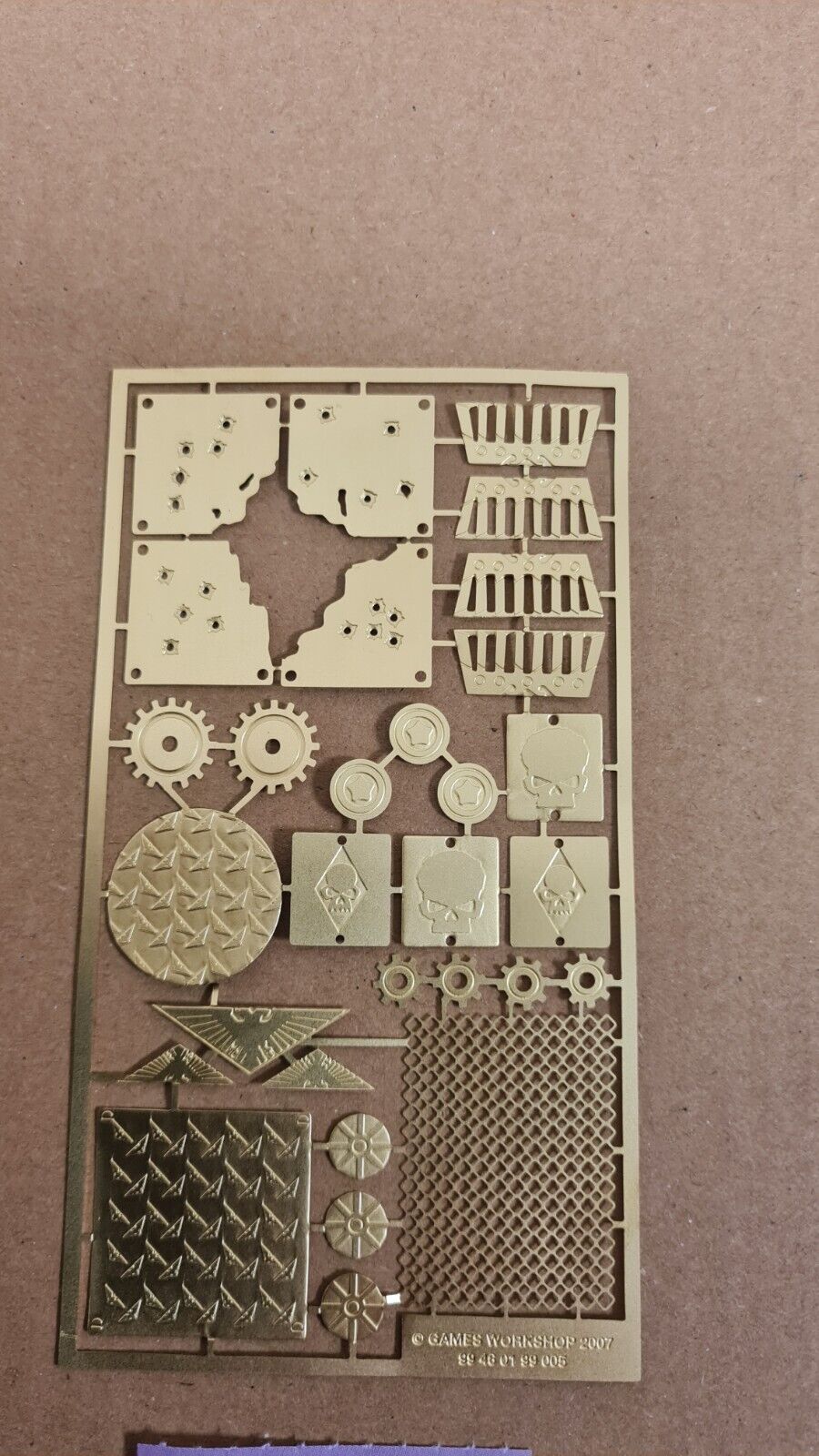 Warhammer Forgeworld Tank Plates And Upgrades Bass Etched