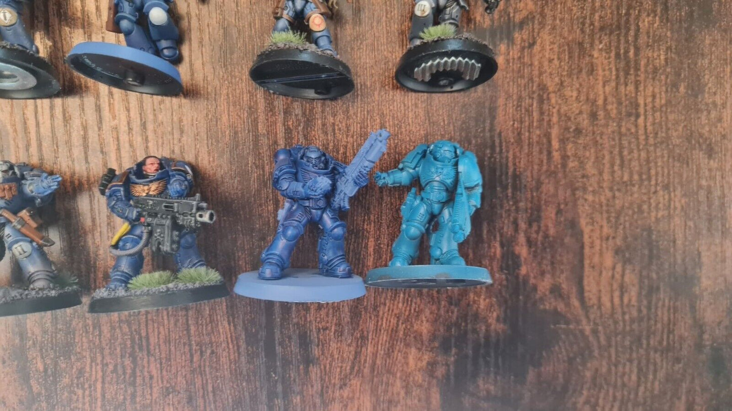 Warhammer 40k Space Marine Army Force Some Nicely Painted