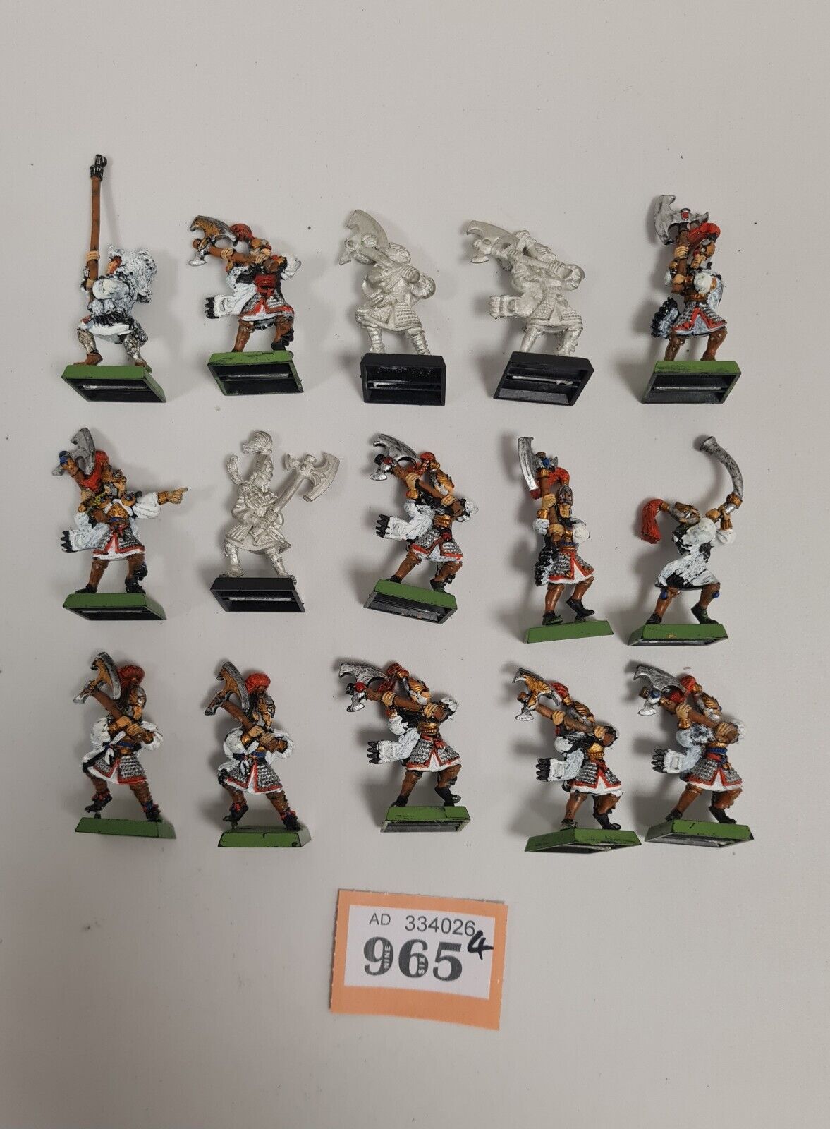 Warhammer Fantasy High Elf White Lions Of Chrace X 15 Metal