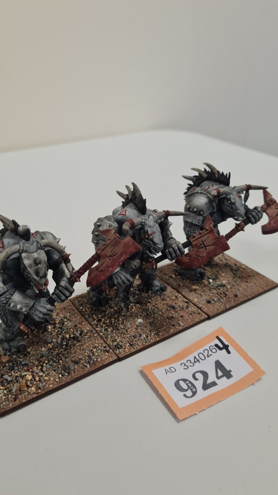 Warhammer Beastmen Bullgor X 3 Well Painted