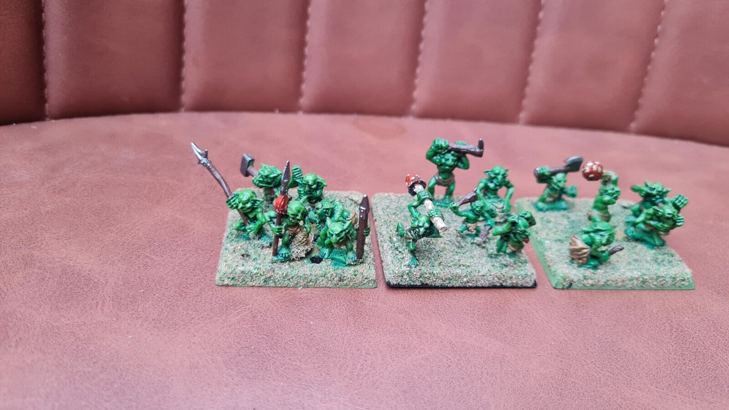 Warhammer Orc And Goblin Snottling Bases X 3