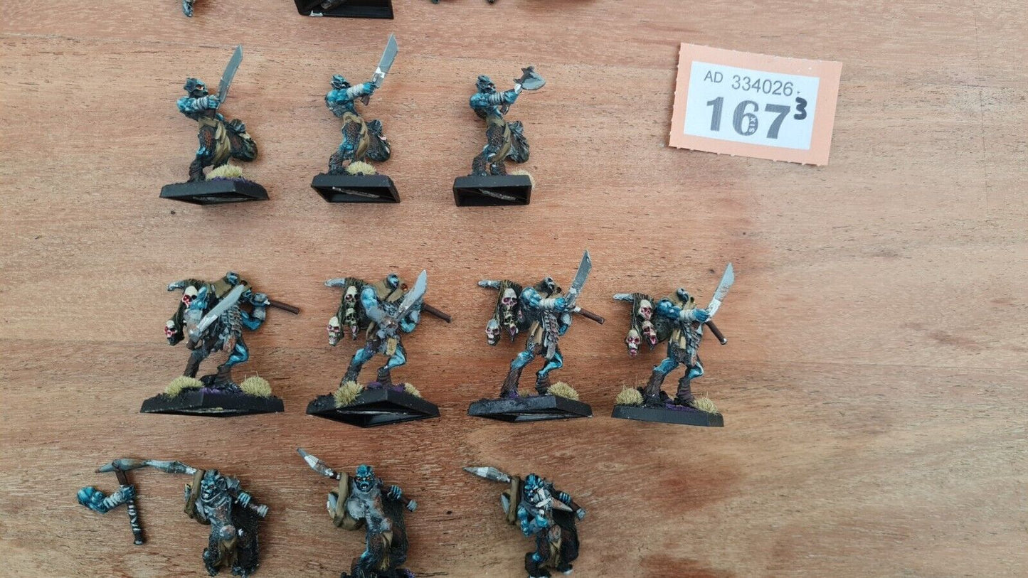 Warhammer Mordheim Beastmen X 22 Metal Oop