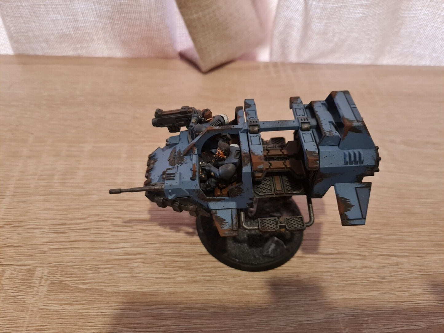 Warhammer 40k Space Marine Land Speeder Nicely Painted And Based