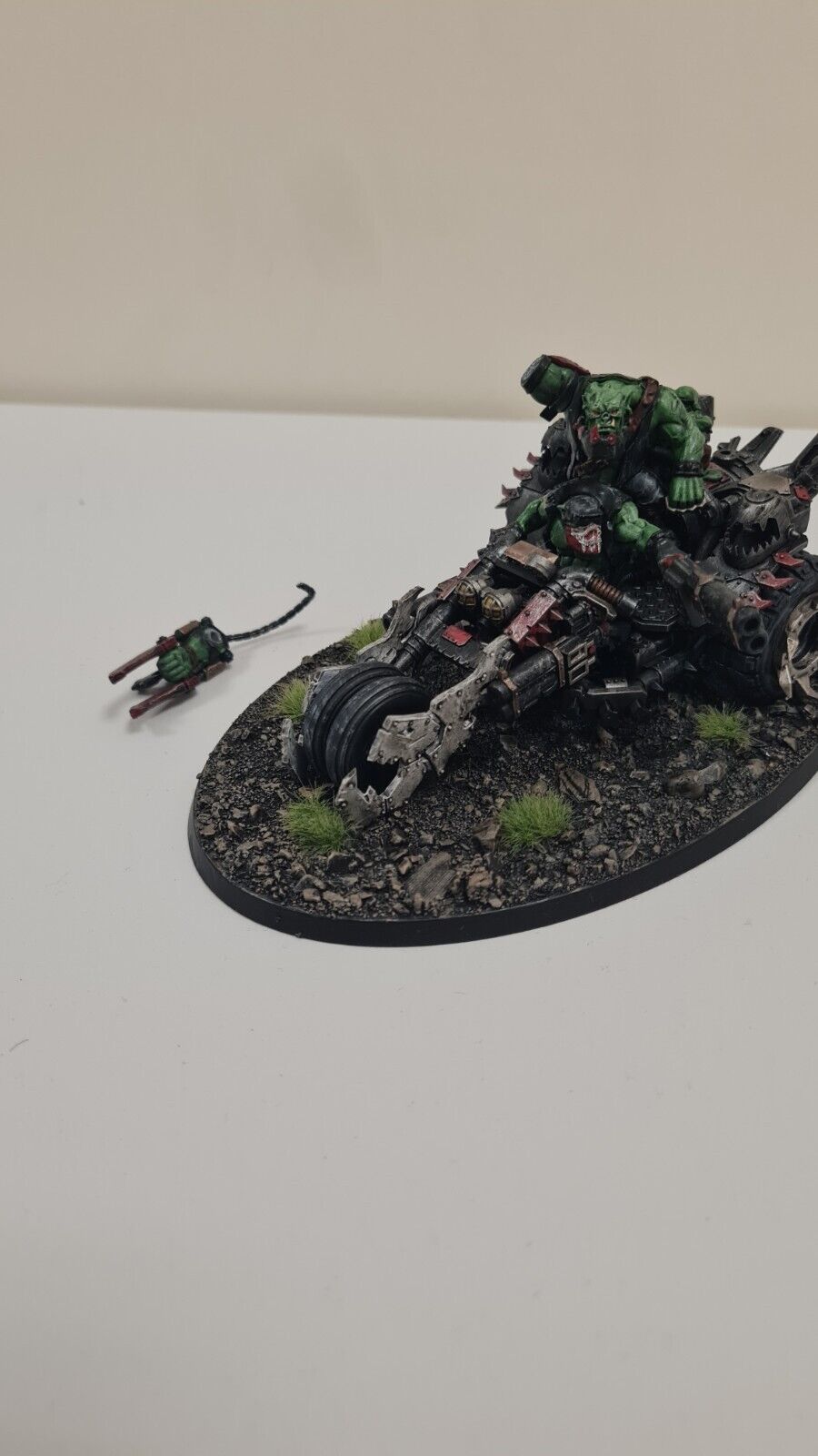 Warhammer 40k Ork Deffkilla Wartrike Nicely Painted