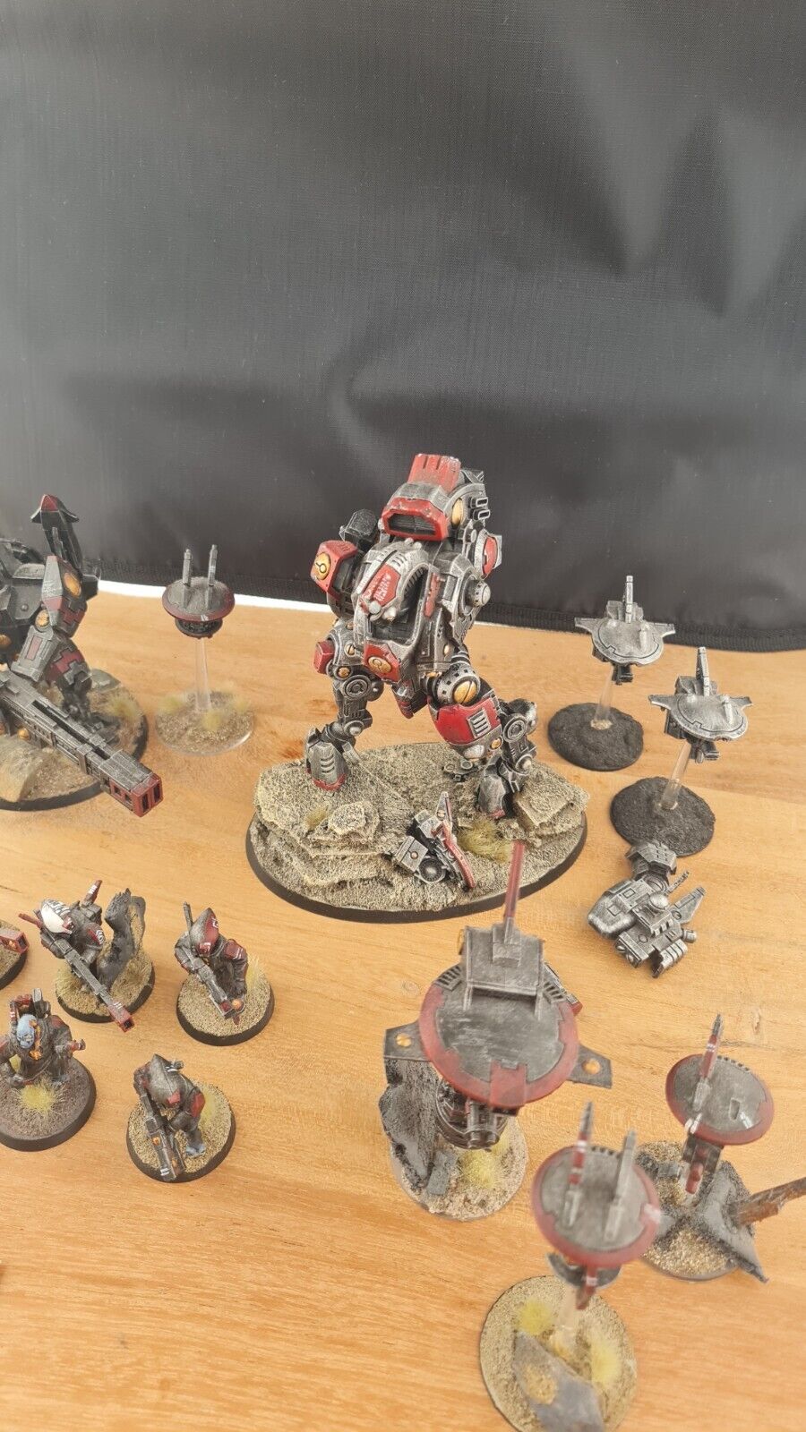 Warhammer 40k Tau Army Force Nicely Painted