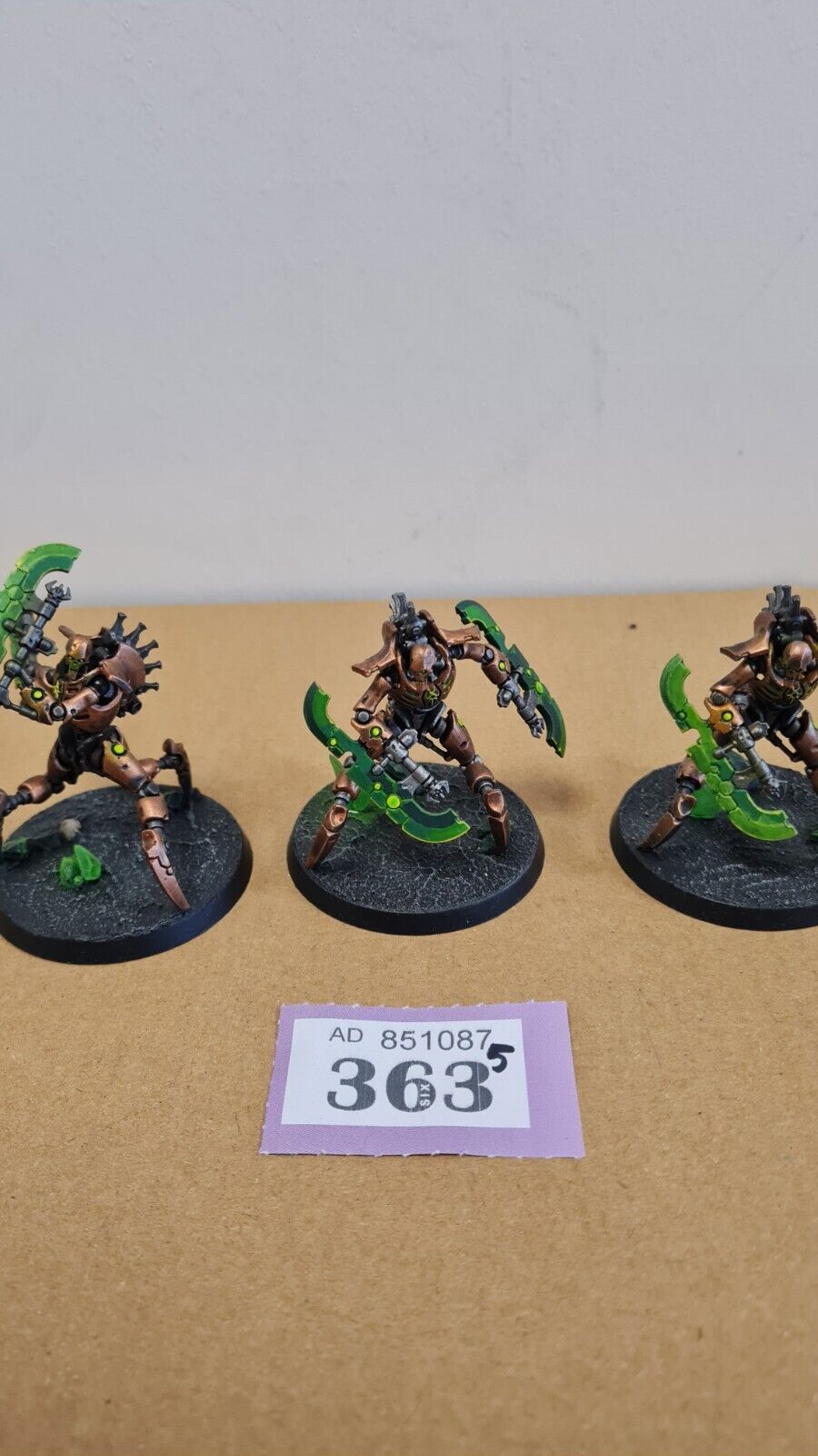 Warhammer 40k Necron Skorpekh Destroyers Nicely Painted