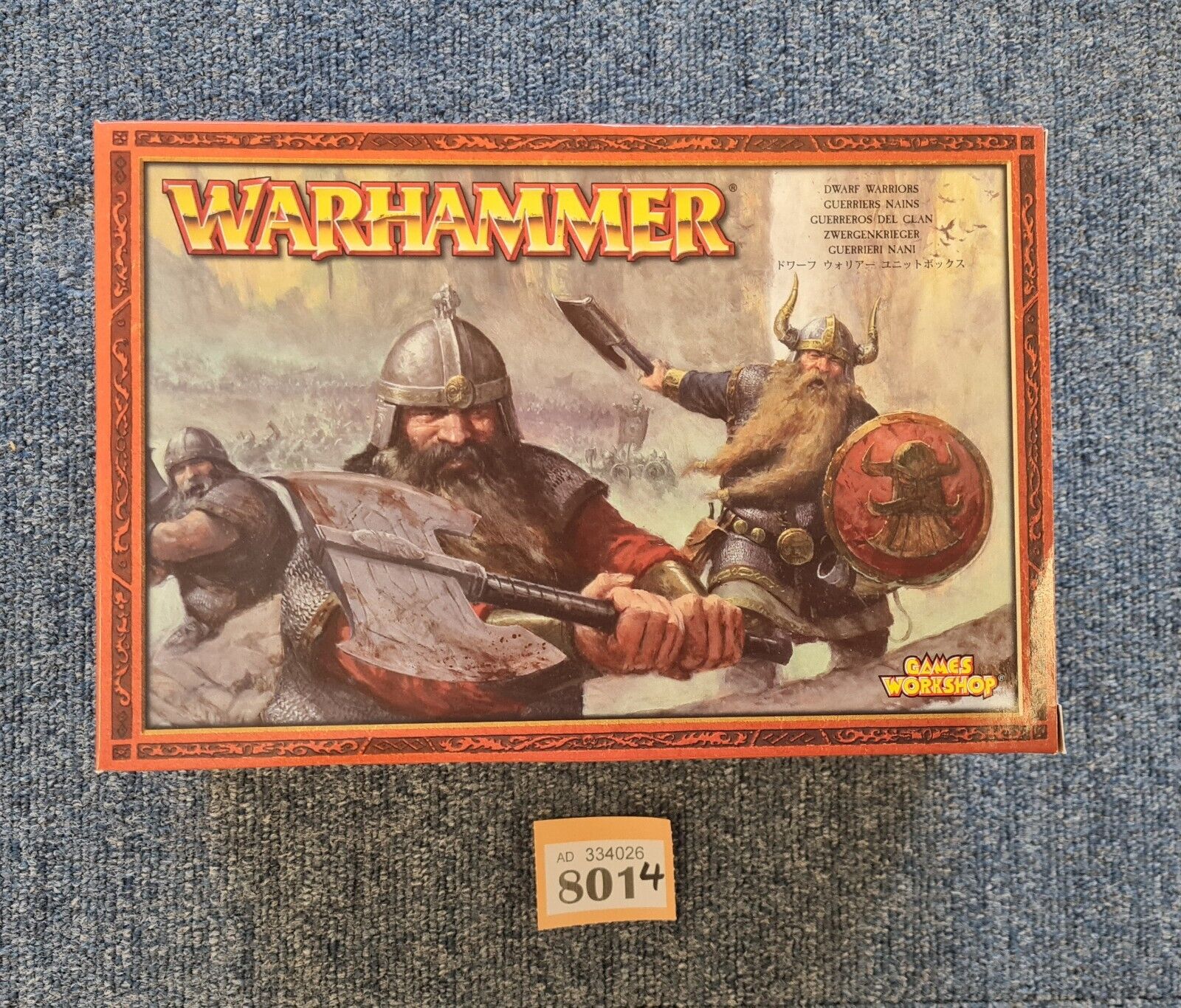 Warhammer Fantasy  Dwarf Warriors Oop Box