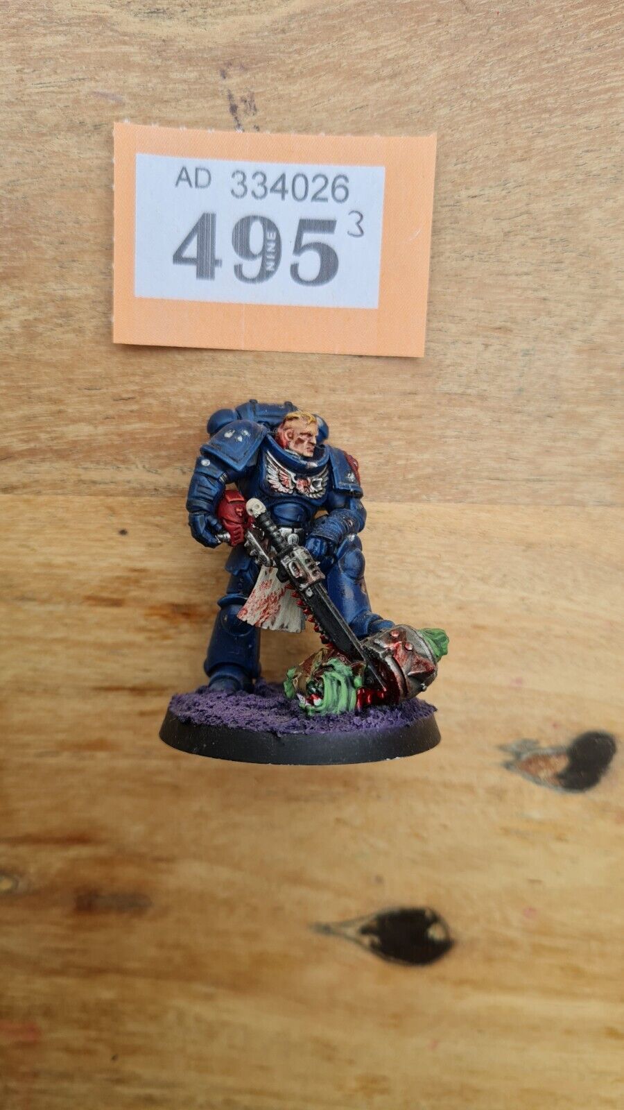 Warhammer 40k Space Marine Sergeant Jovan Nicely Painted