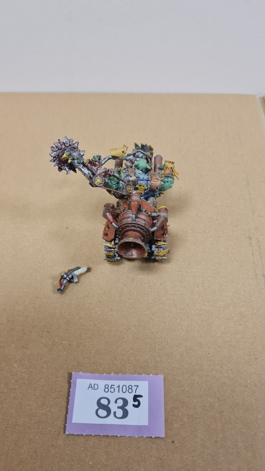 Warhammer 40k Forgeworld Ork Boss On Warbike Nicely Painted