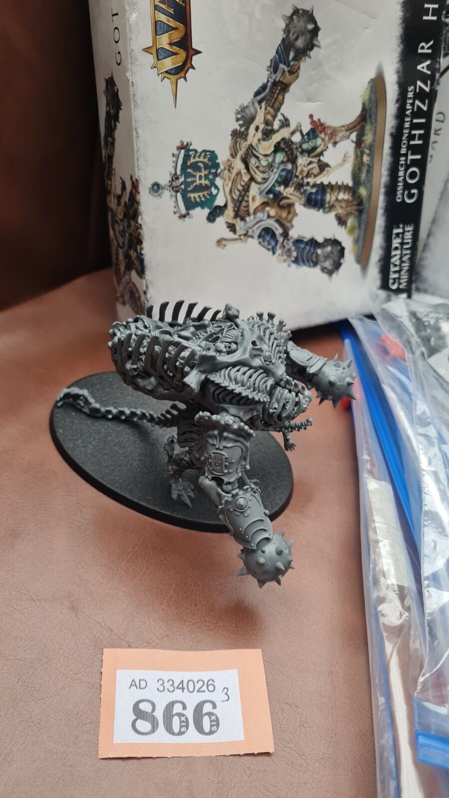 Warhammer Aos Ossiarch Bonereaper Mortek Guard + Gothizzar Harvester