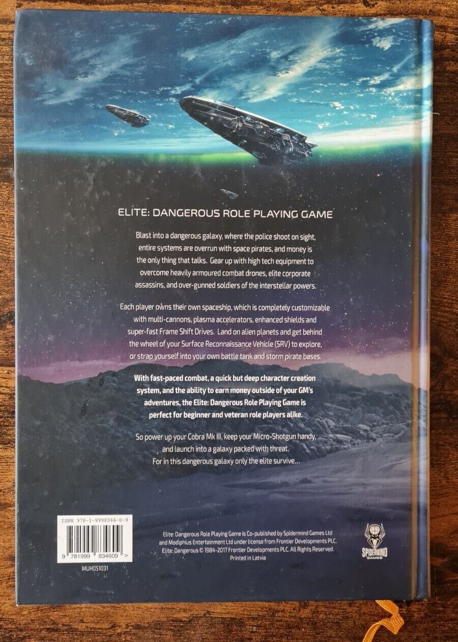 Elite And Dangerous The Roleplaying Game Corebook