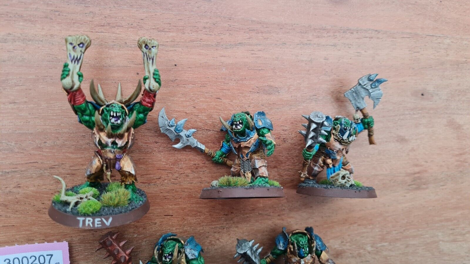 Warhammer Aos Orruk Warclans Warchanter + 4 Brutes Nicely Painted