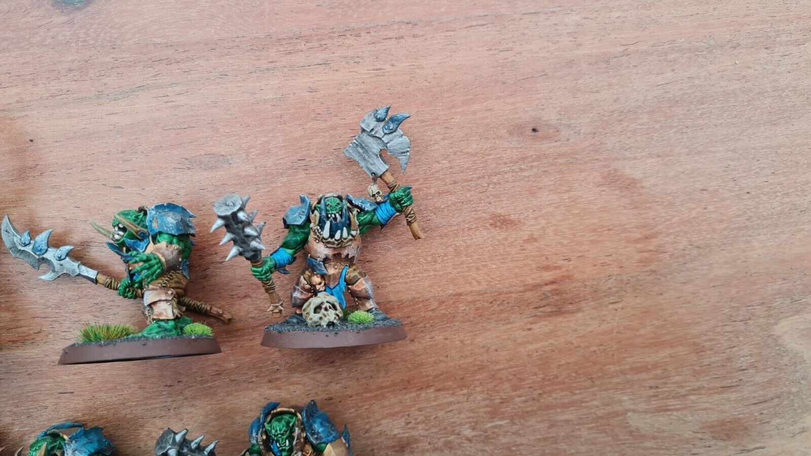 Warhammer Aos Orruk Warclans Warchanter + 4 Brutes Nicely Painted