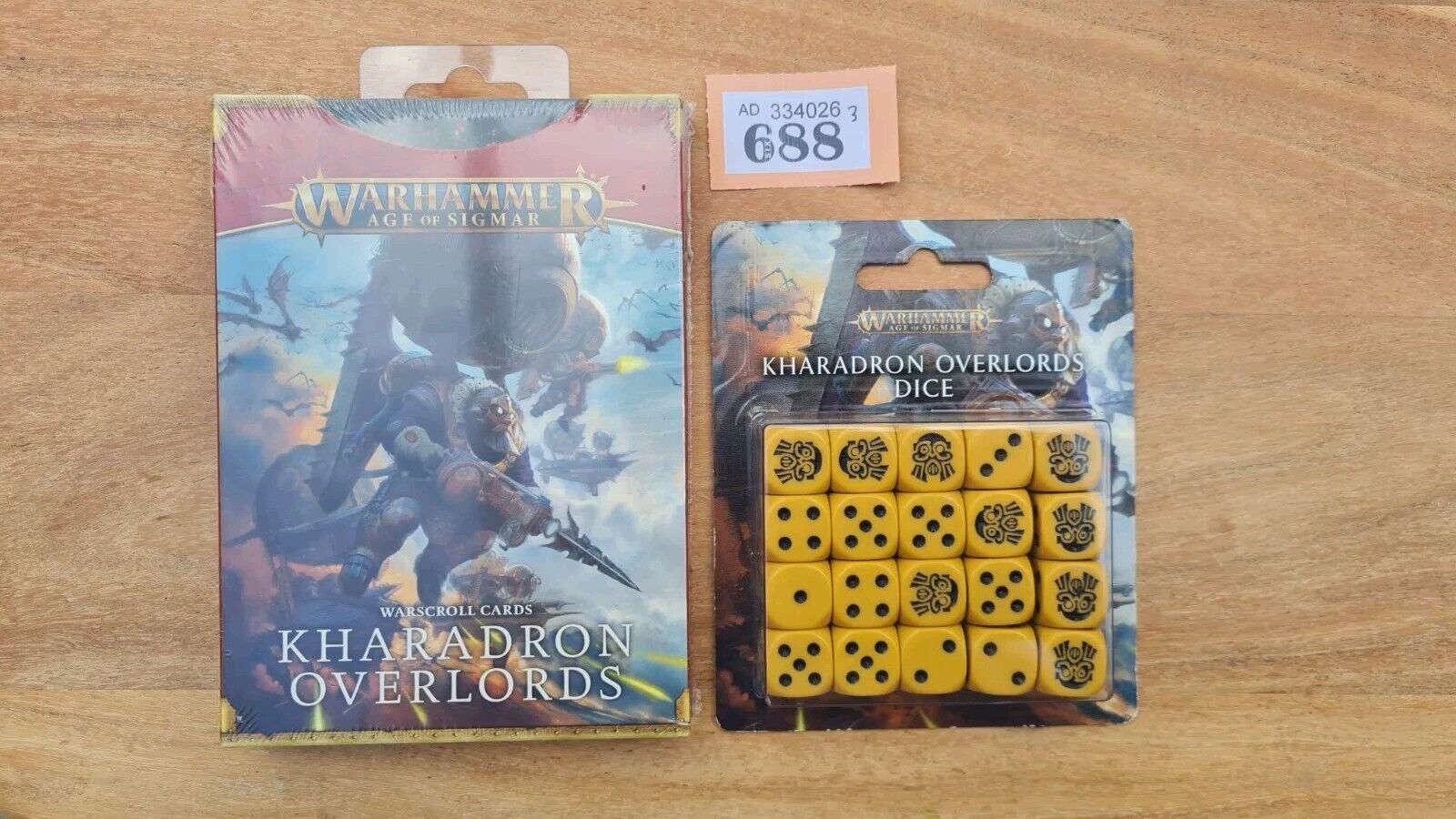 Warhammer Aos Kharadron Overlord Data Card And Dice