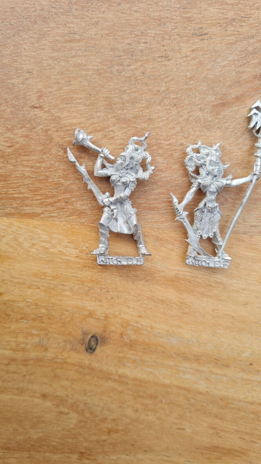 Warhammer Dark Elf Witch Elf Musician And Standard Metal Oop