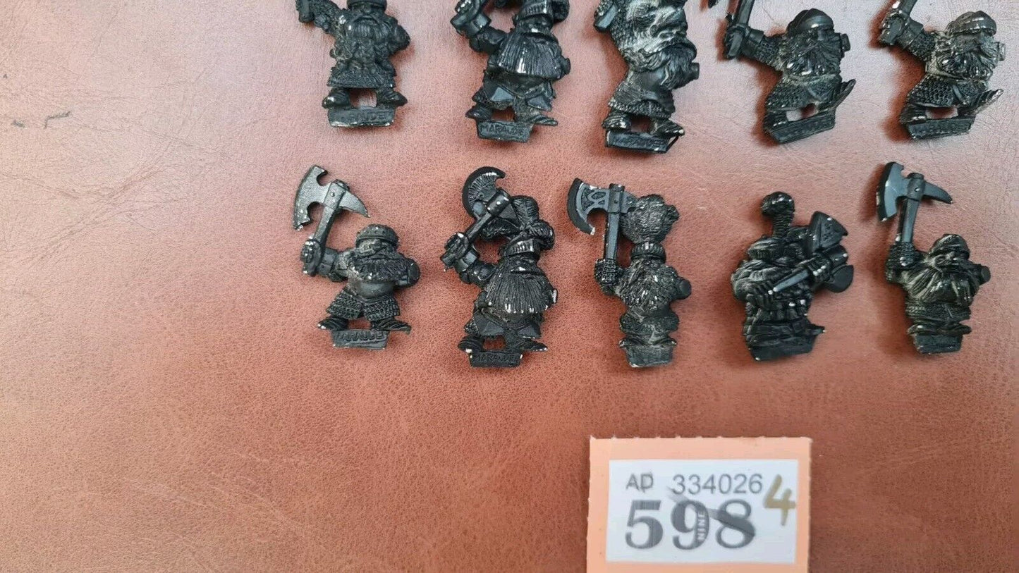 Warhammer Fantasy Dwarf Marauder Ironbreakers X 10