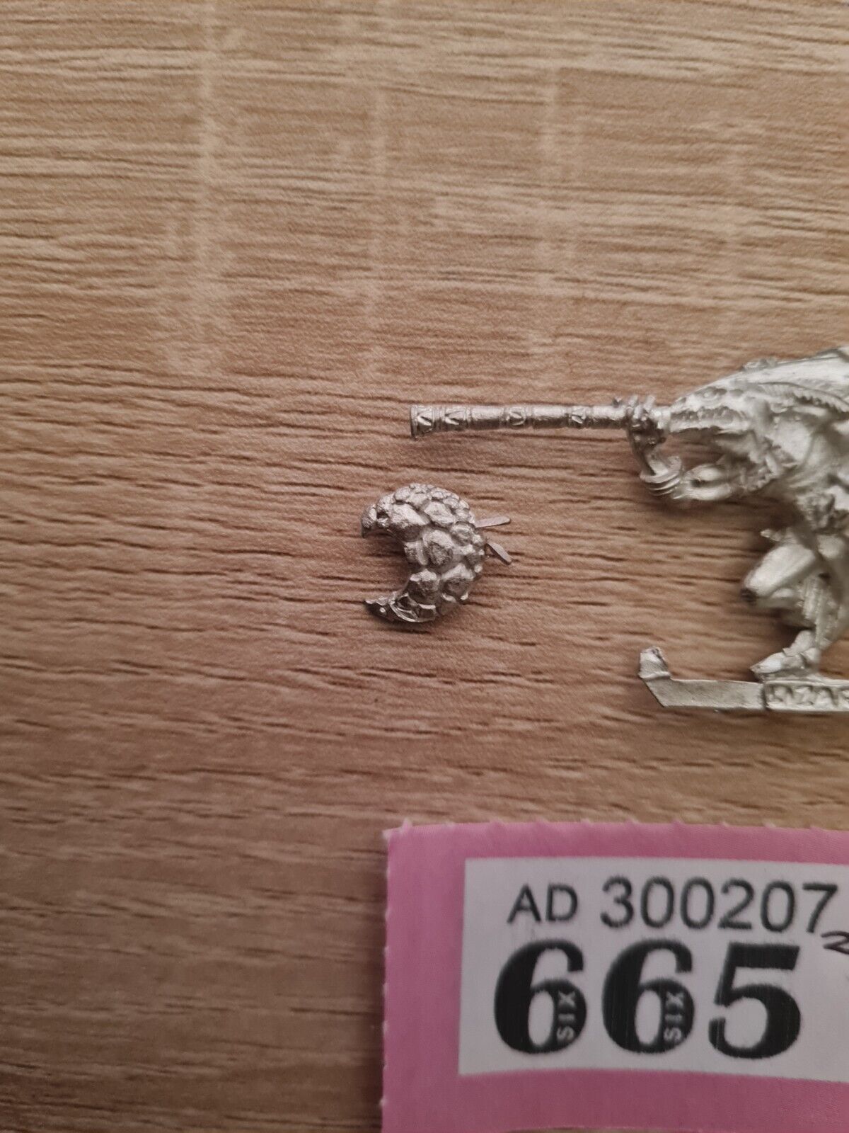 Warhammer Lizadsmen Skink Chief With Blowpipe And Shield Metal Oop