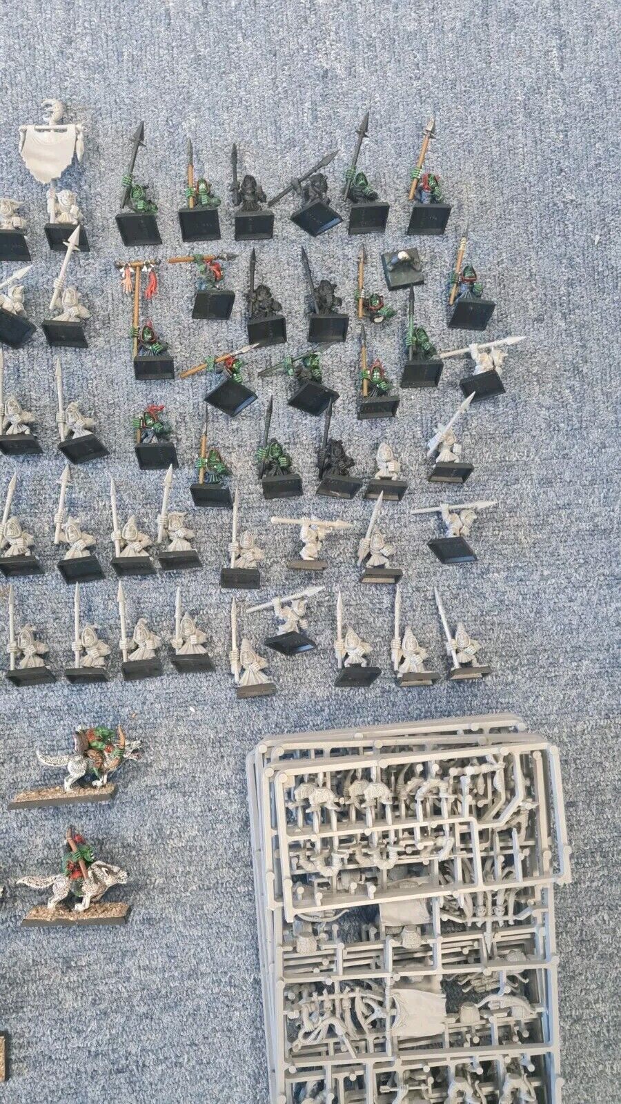 Warhammer The Old World 120 Goblins 30 Wolf Riders