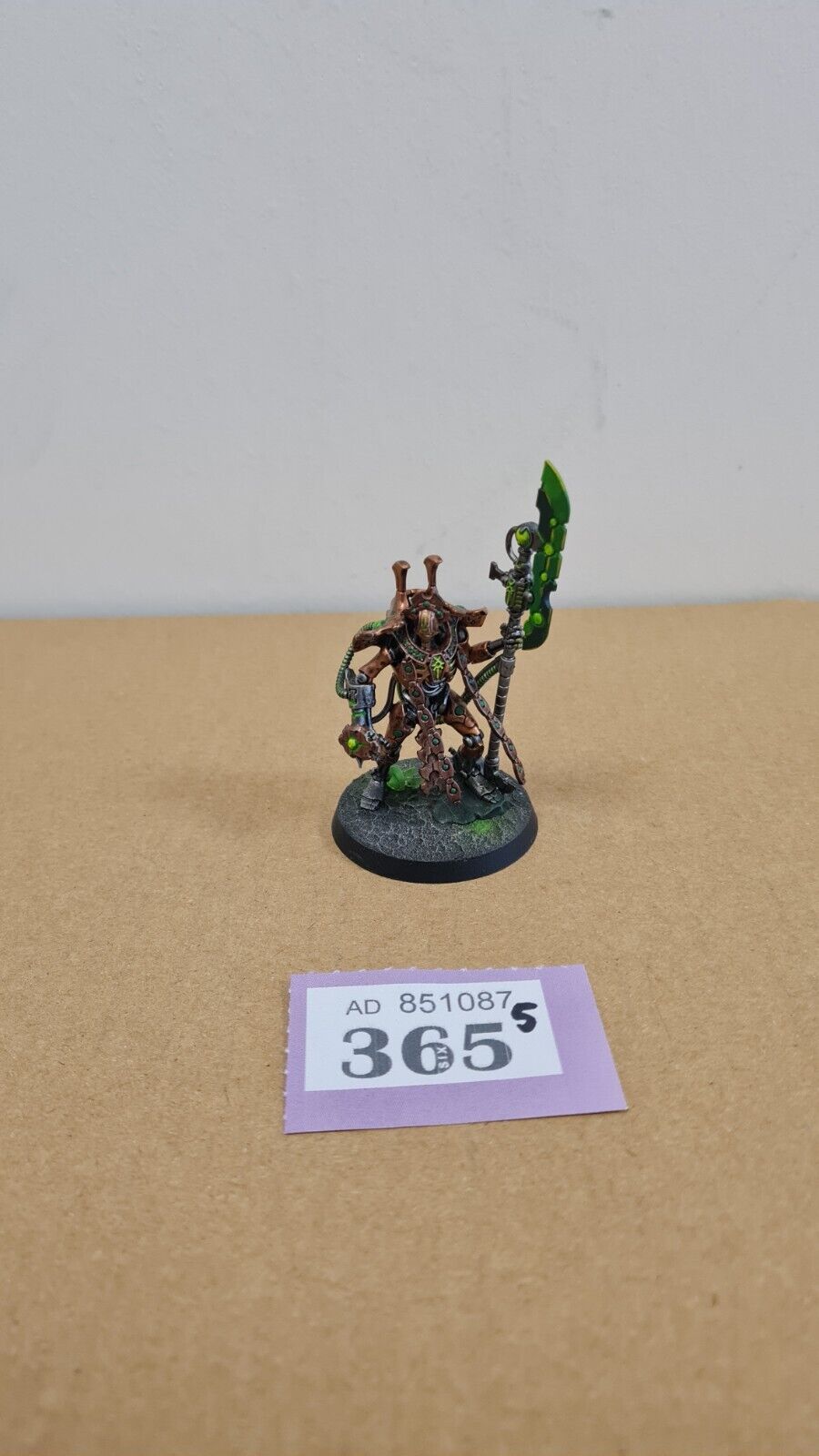 Warhammer 40k Necron Overlord With Tachyon Arrow Nicely Painted