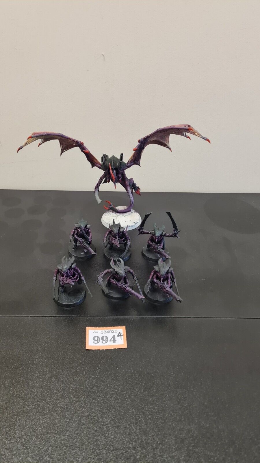 Warhammer 40k Tyranid Winged Hive Tyrant + 6 Warriors