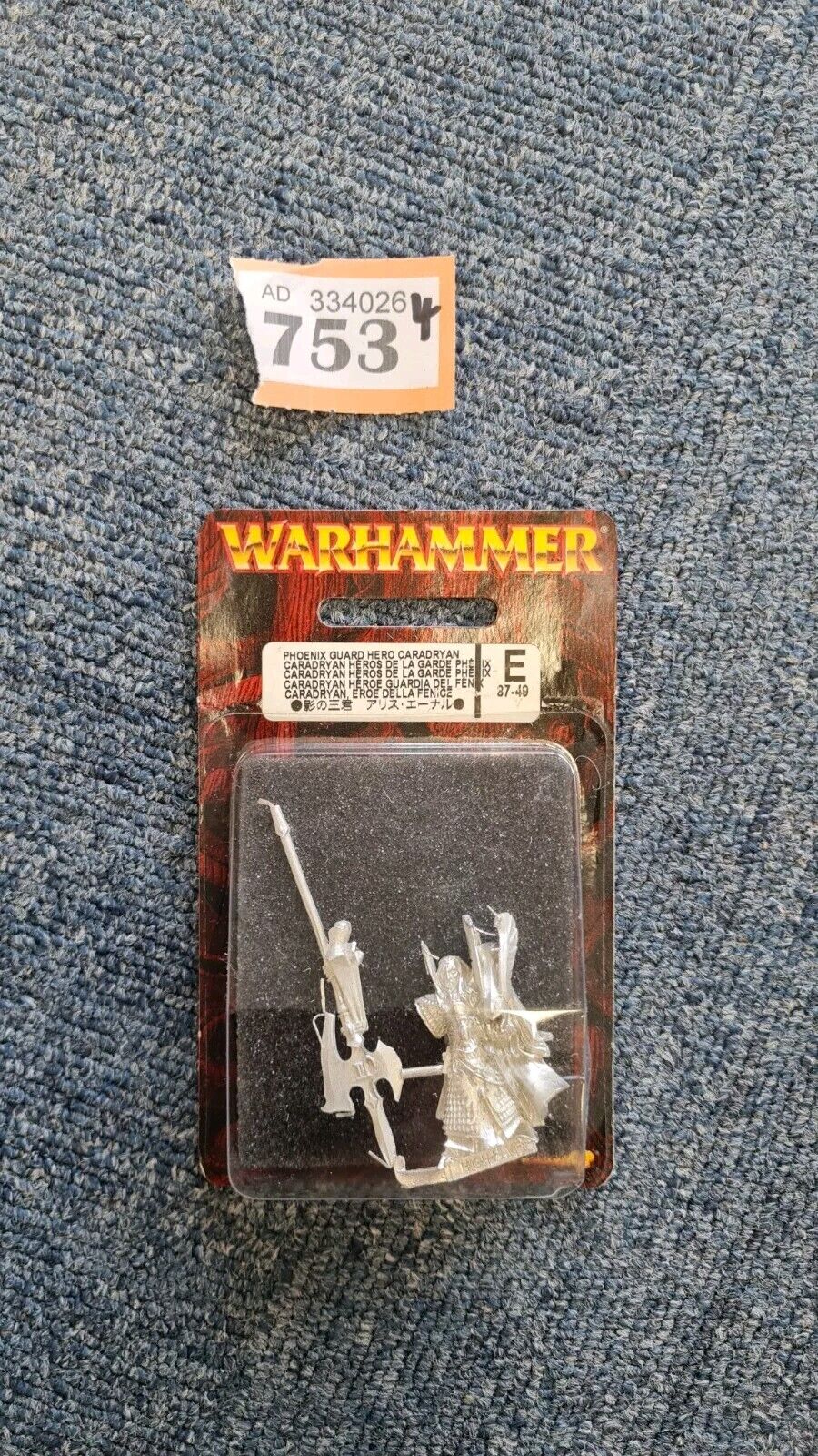 Warhammer Fantasy High Elf Caradryan New In Blister